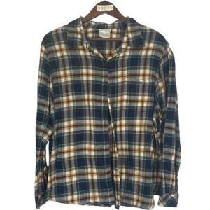 Dickies Blue and Yellow Plaid Shirt / Wms 2X